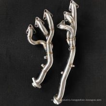 Hot sale stainless steel polish manifolds engine parts for car exhaust system